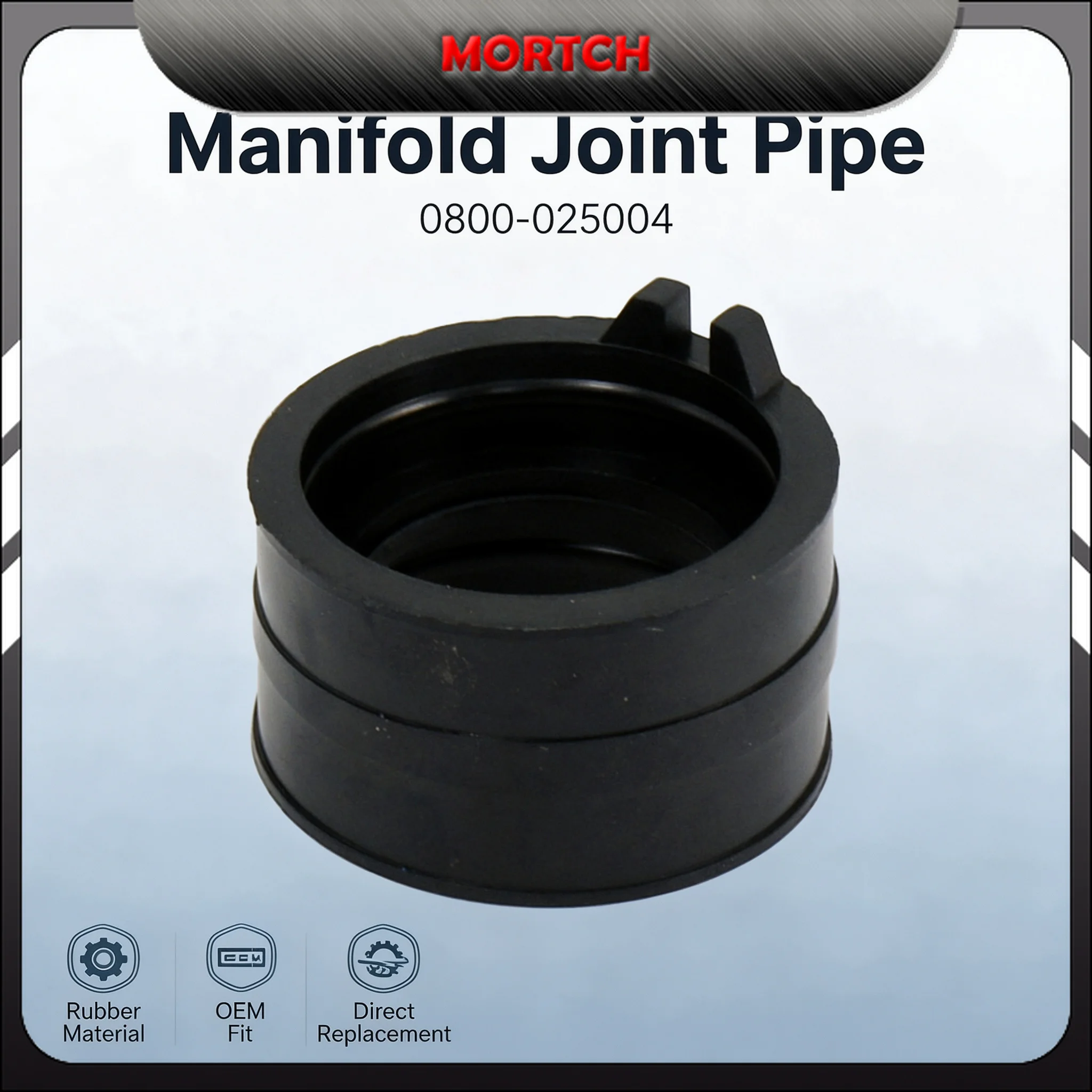Manifold Joint Pipe 0800-025004 Rubber Intake Connector For CFMoto CForce 800 850XC ZForce 800EX UForce 800