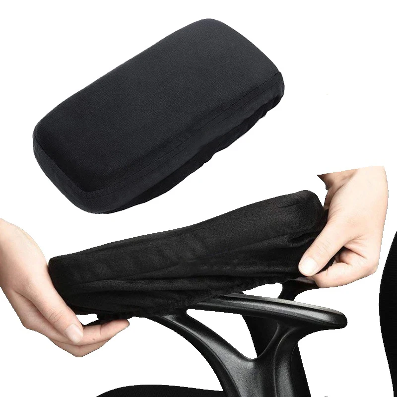 

Office Chair Armrest Covers for Elbows and Forearms Support 1/2-Piece Sponge Velvet 4 colors Arm Cover Chair Slipcover