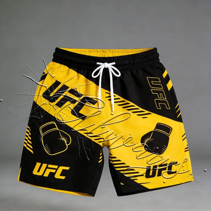 

2026 Summer Bestseller UFC MMA Enthusiasts Sports Fitness Quick Drying Shorts Boxing Jujutsu Jogging Special Breathable Shorts
