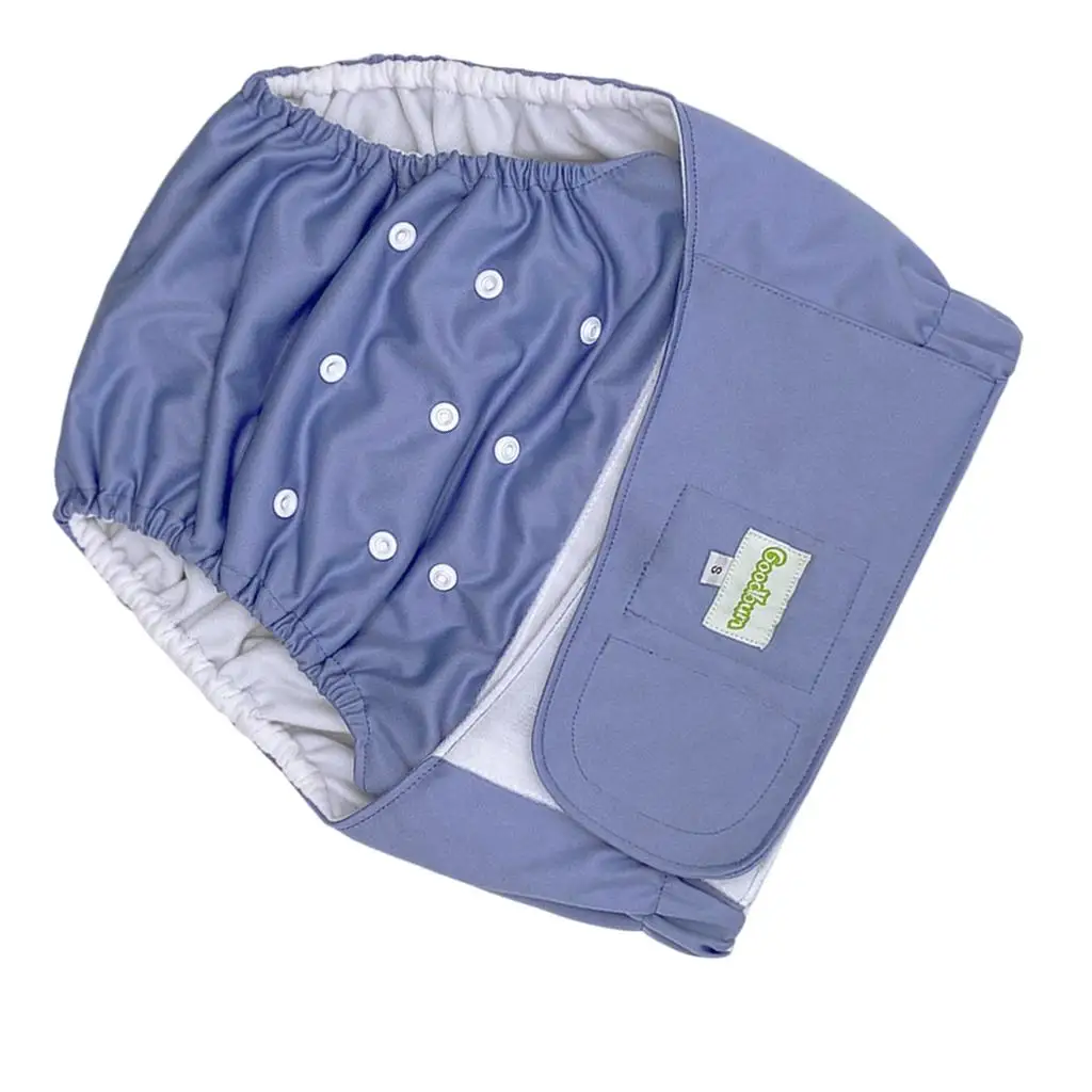 Adult Cloth Diaper washable Waterproof Underwear Briefs Incontinence Pants