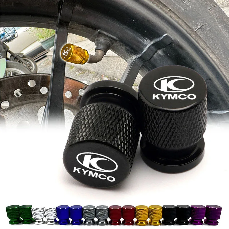 For KYMCO Xciting 250 CK250T 300 CK300T ABS 400 500RI S400 Motorcycle Accessories Wheel Tire Valve Stem Caps CNC Airtight Cover