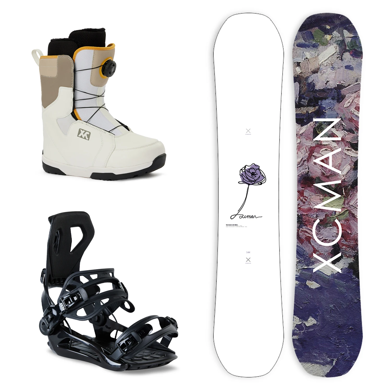 Paquete de Botas y Fijaciones para Snowboard Suecia, Esquí Alpino en Existencia, Gran Venta