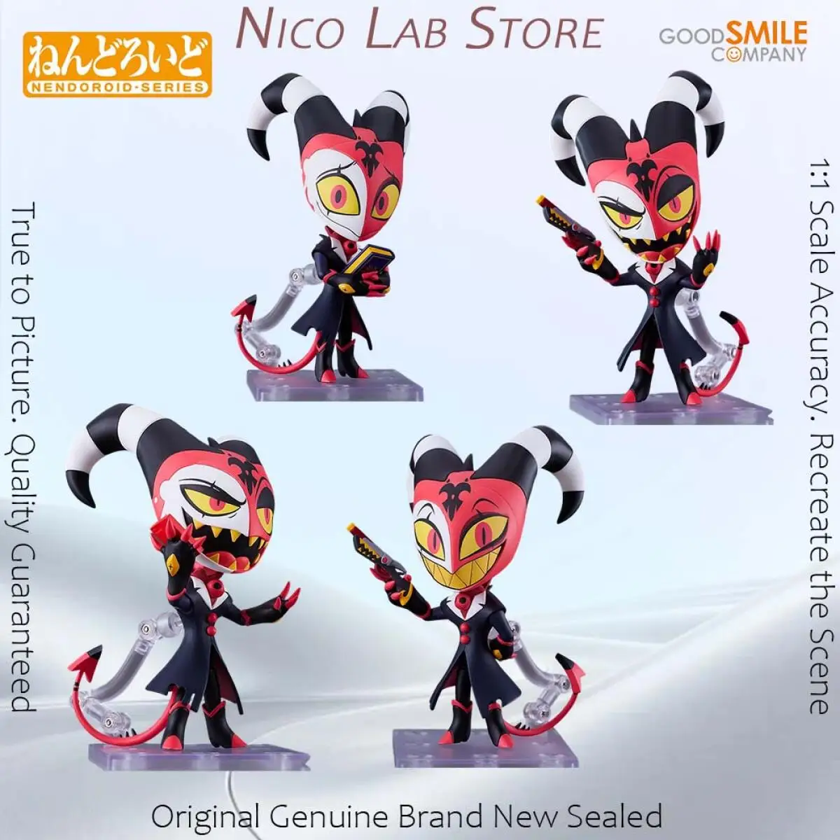 Original auf Lager: Good Smile Nendoroid Blitzo Figur, Anime Helluva Boss, echtes Action-Modell, verpacktes Spielzeug