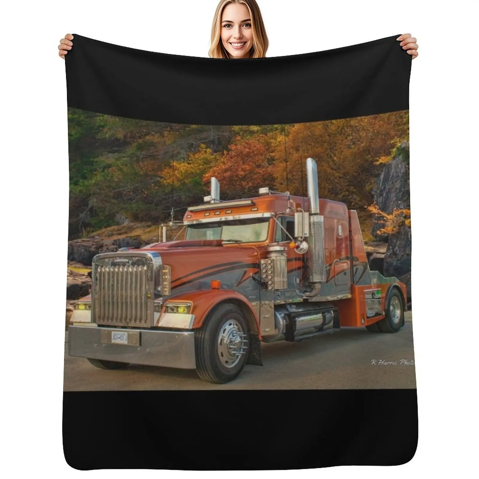 

Cool Freightliner Throw Blanket Decorative Soft Throw Blanket for Couch Sofa