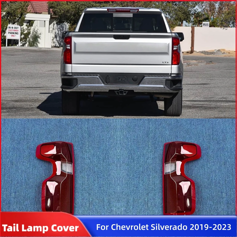 

Для Chevrolet Silverado 2019-2023: Запасные части для автомобиля, корпус задних фонарей, крышка задних фонарей, накладка на задние фонари