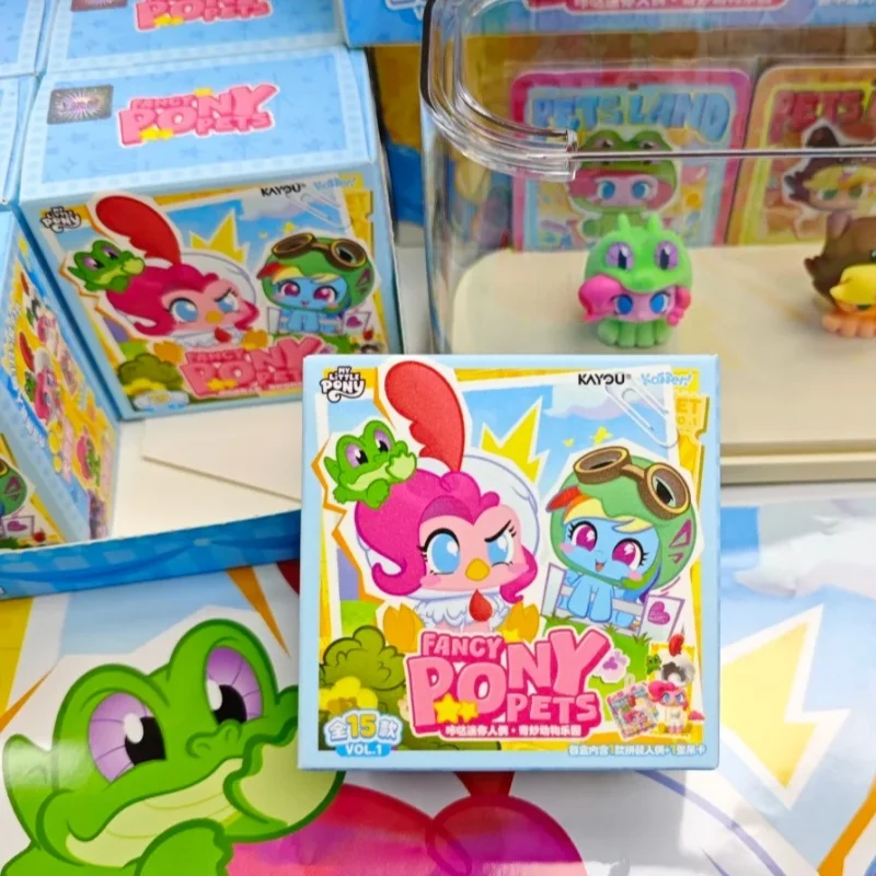 

KAYOU My Little Pony слепая коробка Коллекционные мини-фигурки модное украшение для рабочего стола кукла домашнее животное пони модель подарок-сюрприз