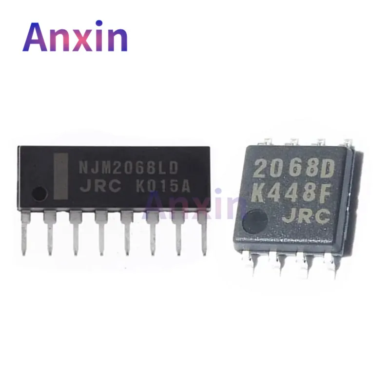 

10PCS NJM2068 DIP-8 SOP-8 NJM2068D JRC2068 2068D 2068 DMP8 LOW-NOISE Dual Operational Amplifier IC Audio Amplifier Chip