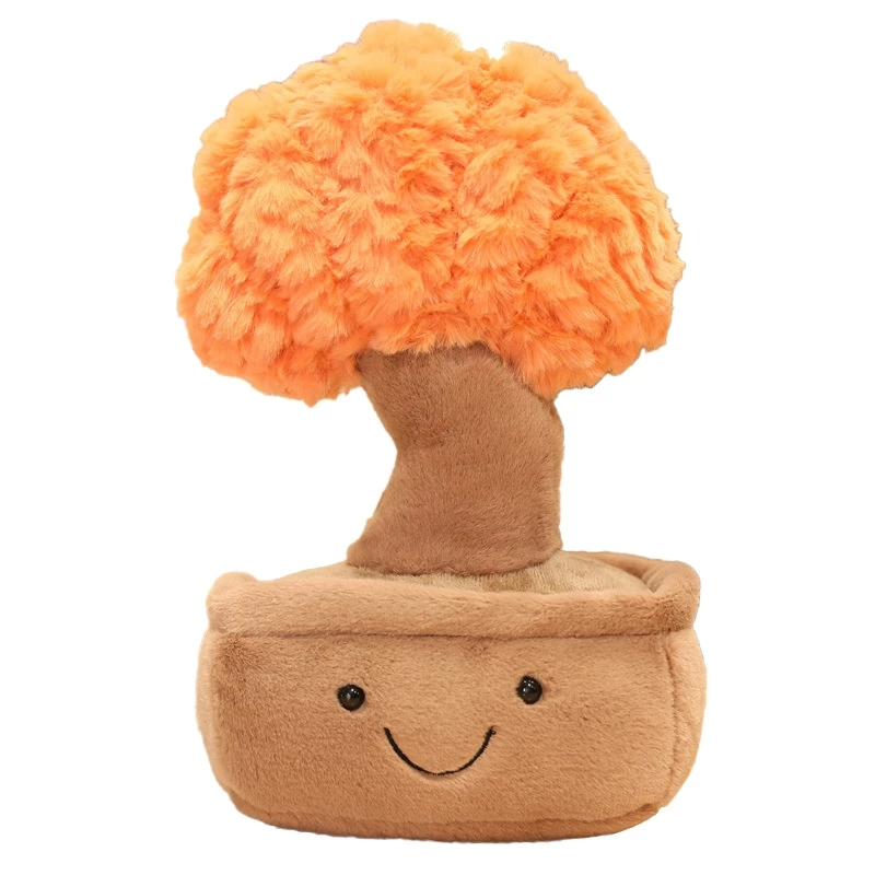 Oreiller de jet de plante, jouet en peluche, oreiller en peluche de fleur, décoration d'oreiller en peluche de pot de fleur, oreiller en pot durable A