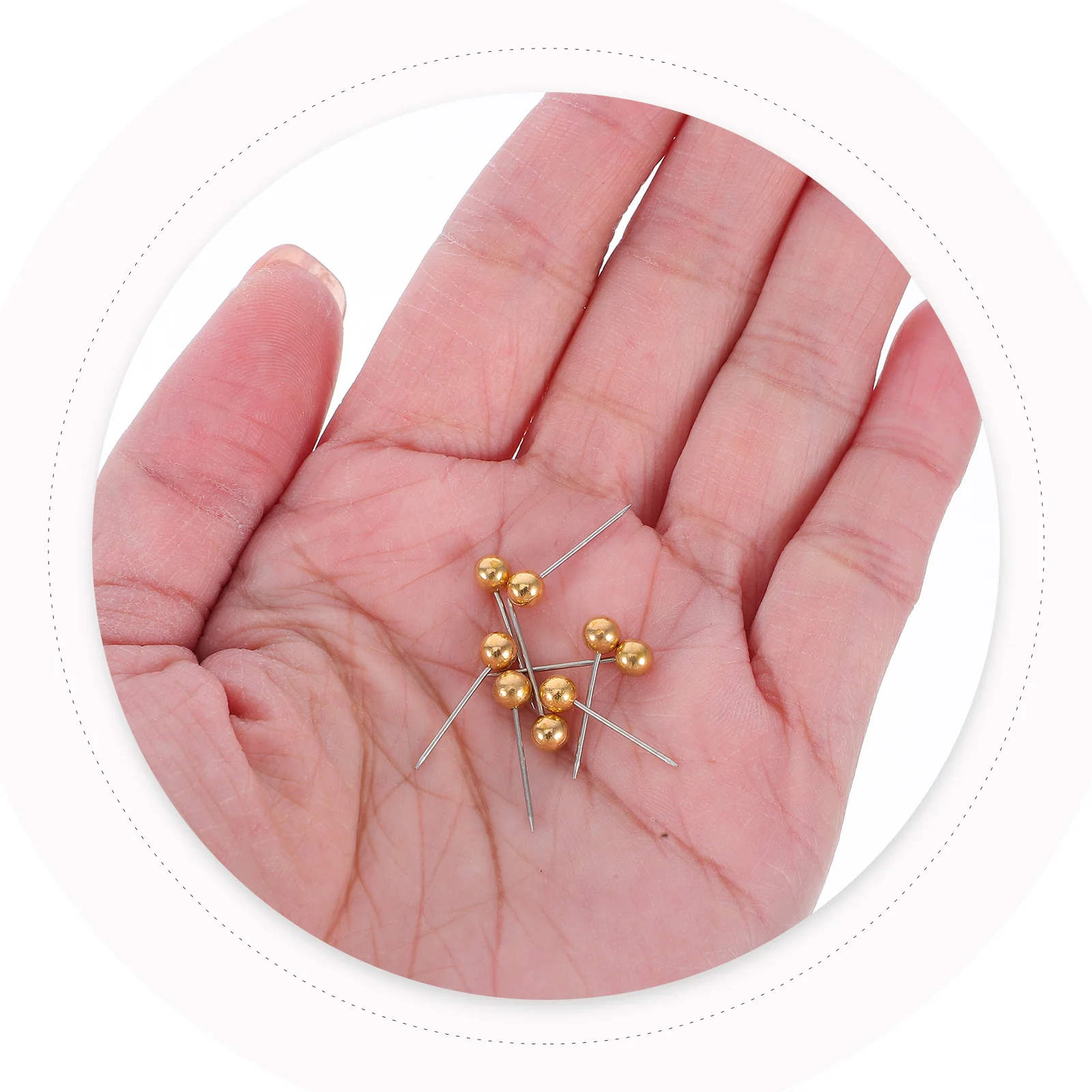 200pcs Push Pins Heavy Duty Reusable Plastic Head Round Ball For Bulletin Cork Board Wall Hanging Craft Office School Home Map