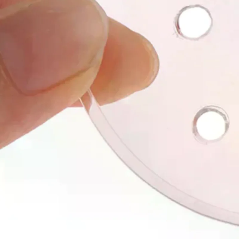 

1Pcs Plastic Clear Eye Care Plastic Eye Shield With 9 Holes Needed After Surgery