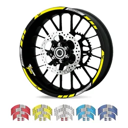 Motorcycle Reflective Wheel Sticker Hub Decals Rim Stripe Tape Kit For Yamaha Tenere700 World Raid Tenere 700 XTZ 07 T7