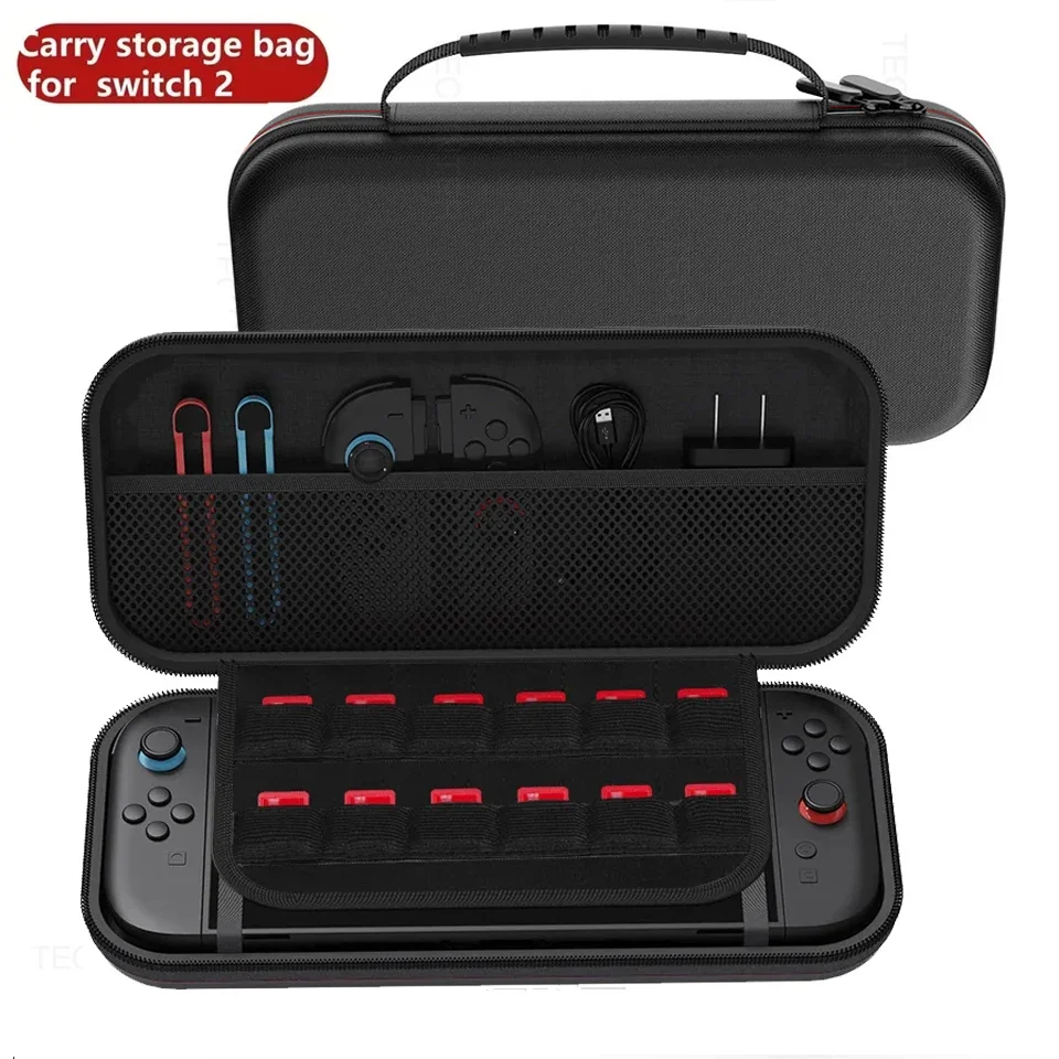 Étui de protection de voyage pour Console Nintendo Switch 2, sac de rangement à coque rigide EVA, pochette pour accessoires Switch 2