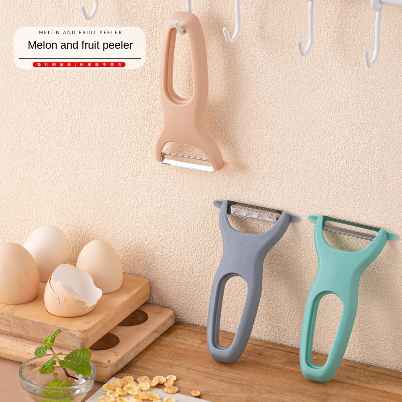 Edelstahl-Schäler, Neuer Multifunktionaler Kartoffelschaber, Melonenschäler, Obst- und Gemüse-Edelstahl-Melonenschäler