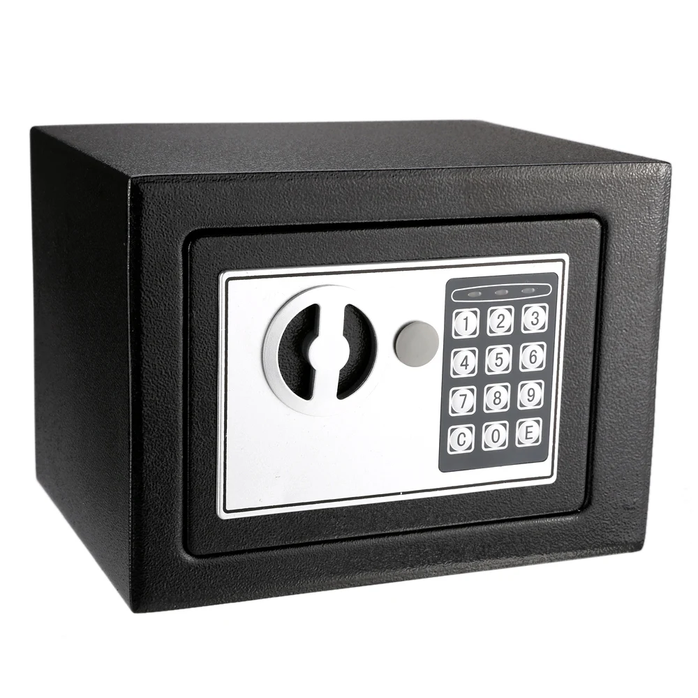 Electronic Digital Keypad Lock Safe Security Box All Steel Safe Deposit Equipped with Electronic Lock & Rotary Knob for Office