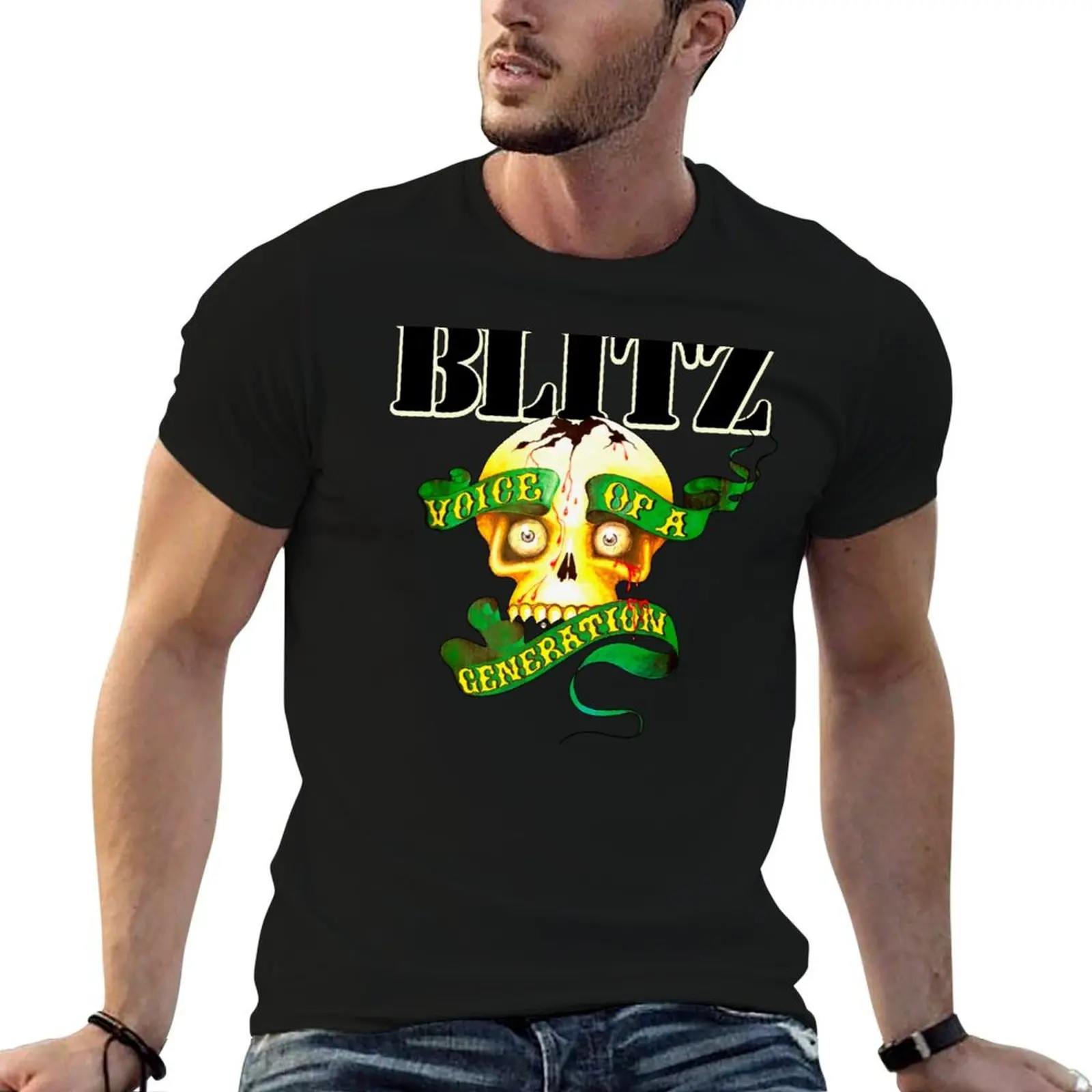 

Blitz - Voice Of A Generation T-Shirt man t shirts high quality luxury brand t shirts for man pack white T-Shirt
