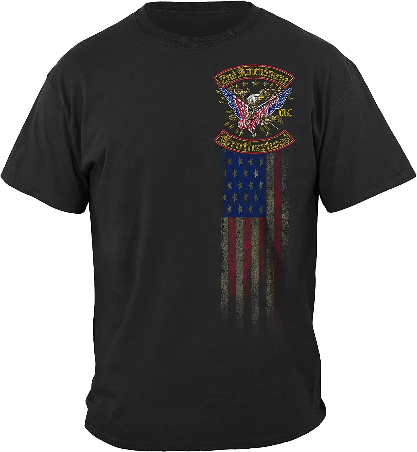 Personalized 2nd Amendment Brotherhood Patriotic T Shirt New 100% Cotton Short Sleeve O-Neck T-shirt Casual Mens Top