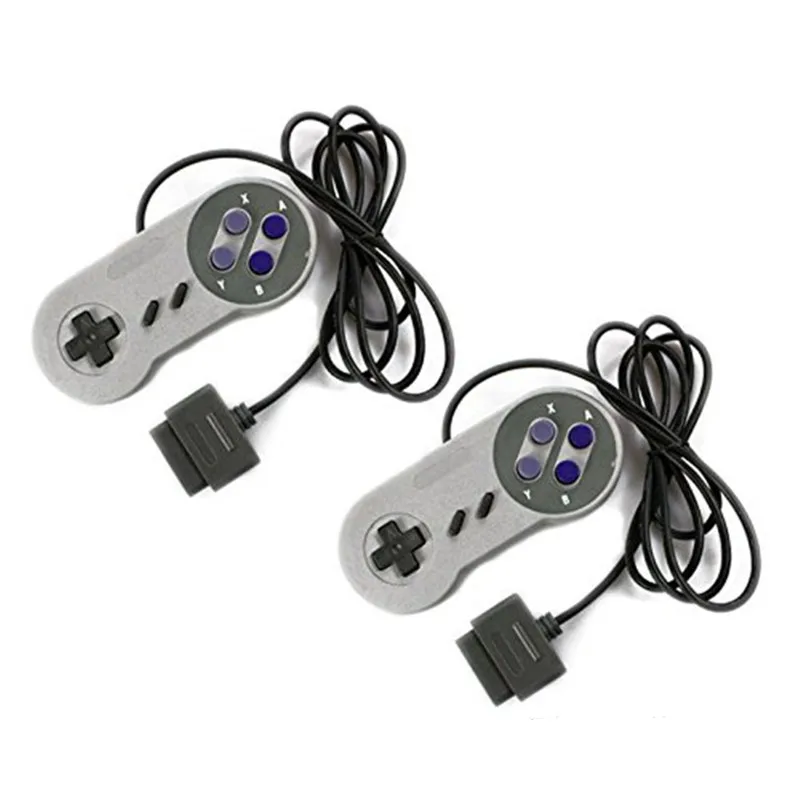2PCS Joypad Gamepad Controller Pad สำหรับ Nintendo Super Famicom SNES Fighting Commander Controller สำหรับ Nintendo