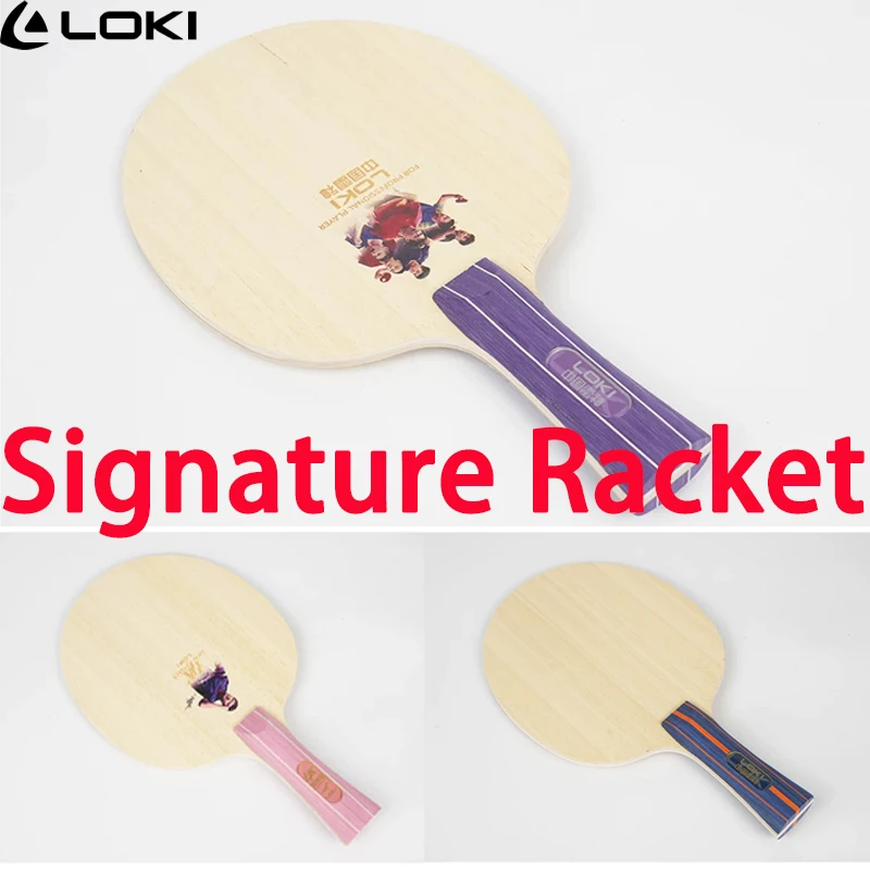 Raqueta de Ping Pong Miniatura Conmemorativa de Liang Jingkun, Modelo LOKI Thor, Regalo para Eventos, Souvenir Infantil, Hoja Pequeña