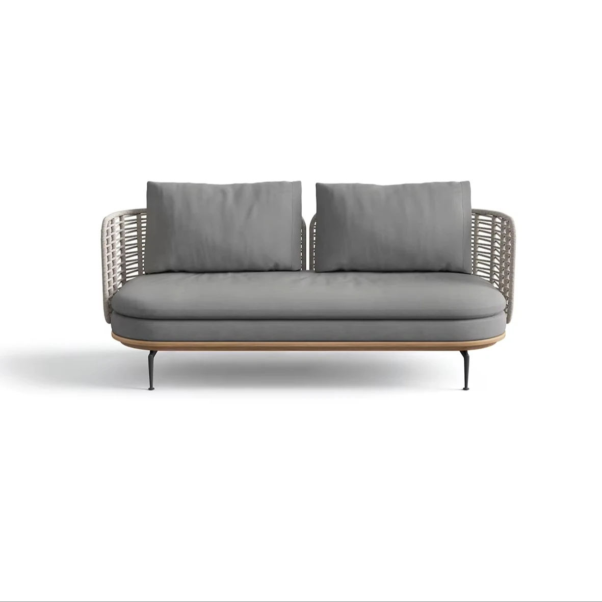 

Modern patio leisure k frame with rope sofa set outdoor garden sofa set poolside lounge set