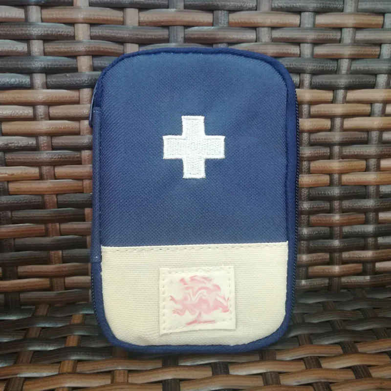 Bonito Mini Portátil Medicine Bag Kit Primeiros Socorros Medical Emergency Kits Organizador Ao Ar Livre Household Medicine Pill Storage Bag