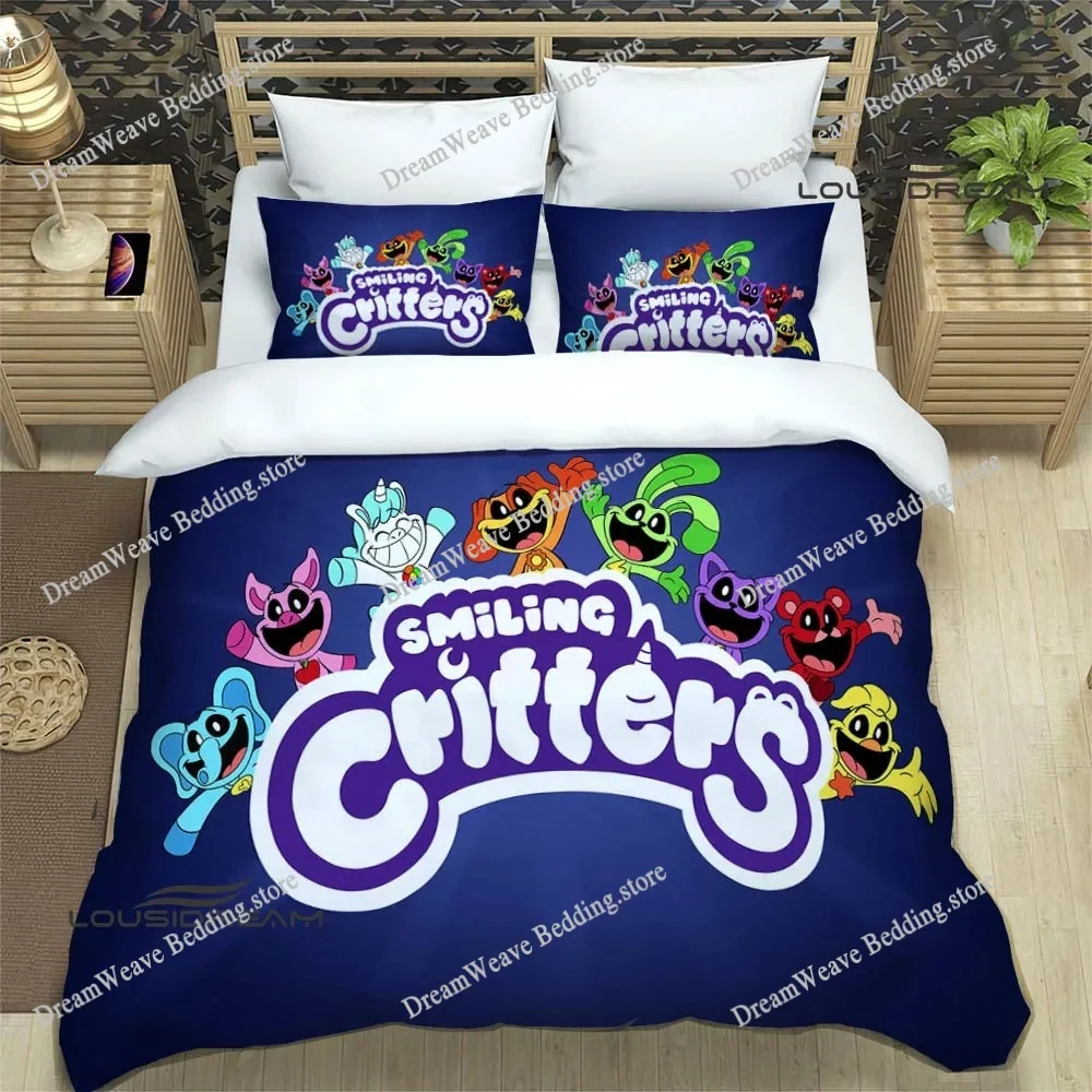 

S-smiling Critters Cartoon Bedding Sets Exquisite Bed Supplies Set Duvet Cover Comforter Set Bedding Set Luxury Birthday Gift