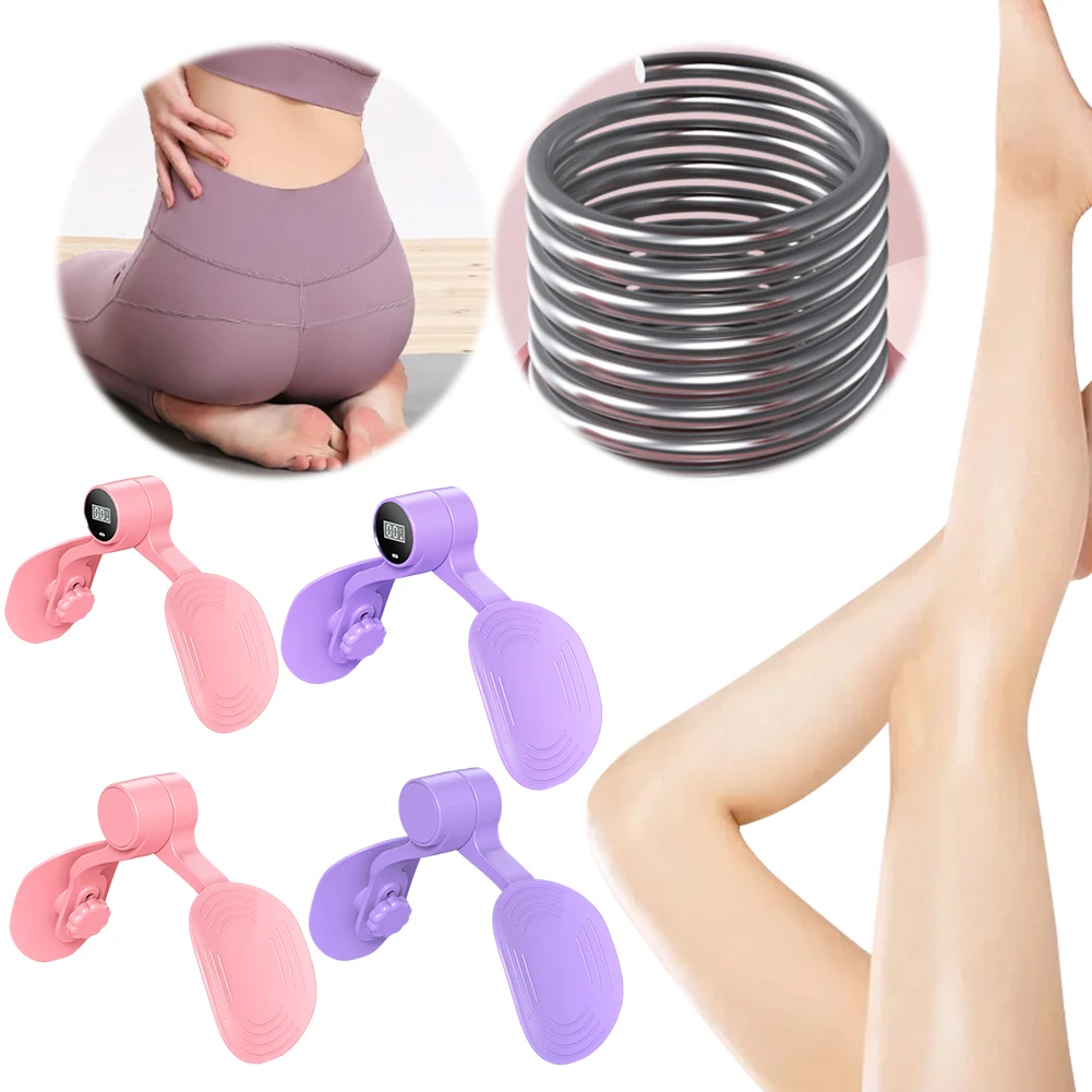 Pelvic Floor Muscle Trainer Pelvic Floor Strengthener Adjustable Hip & Inner Thigh Exercise Equipment for Postpartum Recovery