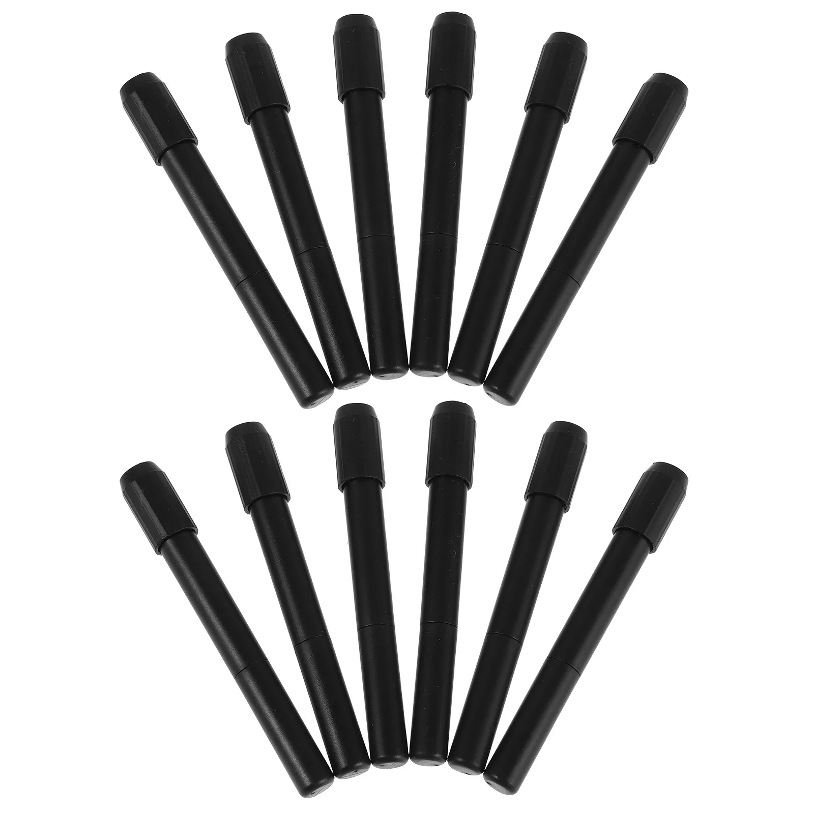 12Pcs Brow Pencil Extender with Grooming Brush Ergonomic Anti Slip Design for Short Eyebrow Pencils Makeup Supply Professional