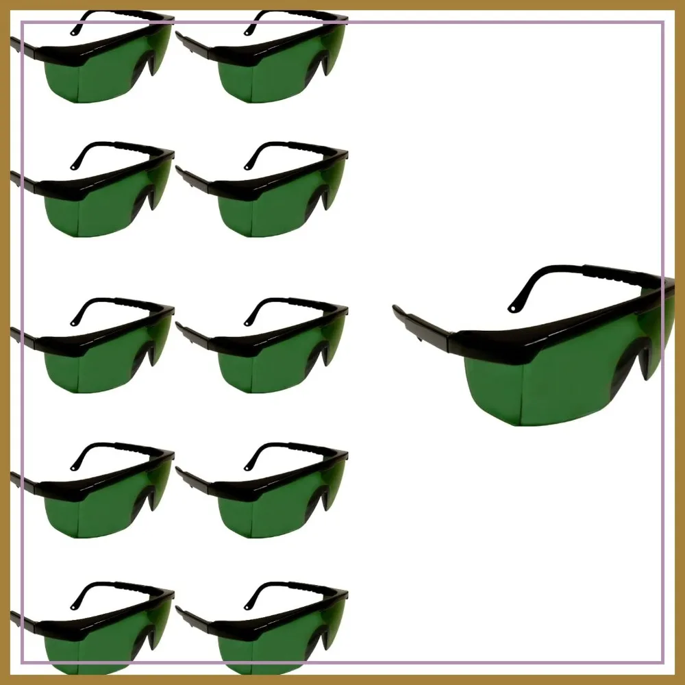 

Welding Glasses 5.0 IR Green Lens Black Frame 10 Pack