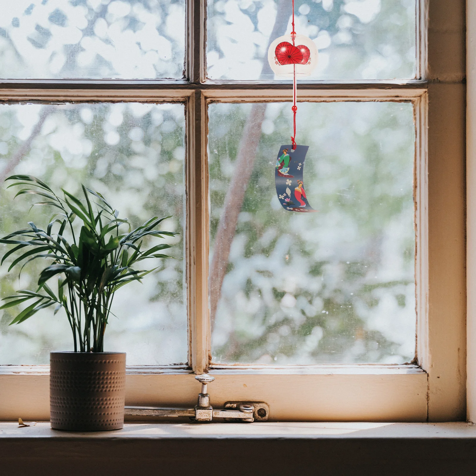 

Charm Wind Chime Hanging Decor Japanese Glass Chimes Windchime Decorations Bell