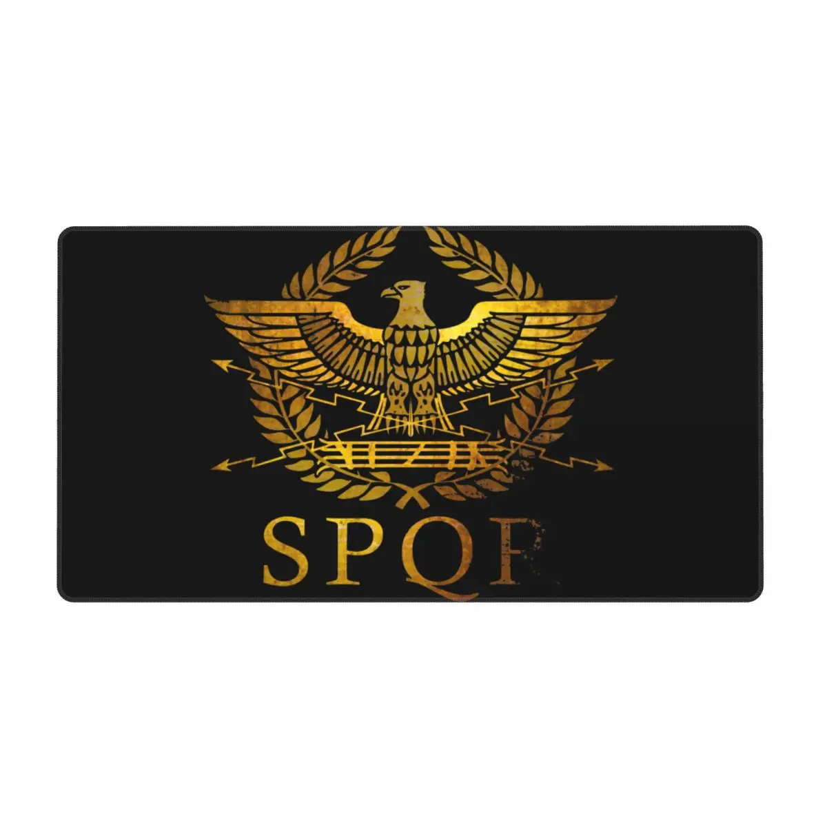 SPQR Rome Laptop Mouse Pad PC Desk Mat Big Anti-slip Natural Rubber Mousepad for Gamer