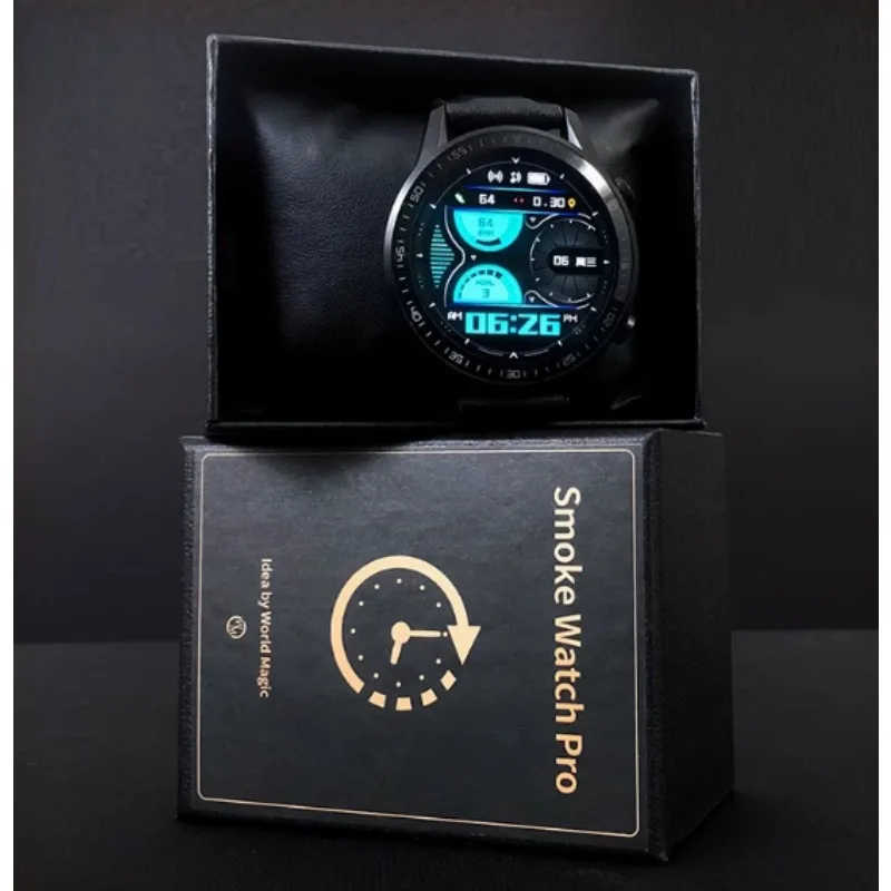 

Deluxe Smoke Smartwatch Black Gimmicks Stage Magic Tricks Illusions Magic Props for Professional Magician Party Magia Mentalism