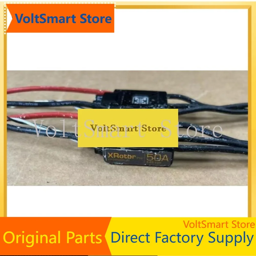 VoltSUsed 2-4pcs Hobbywing XRotor Pro 50 Amp Multi-Rotor Brushless ESC DEO Technology 4-6S 50A Speed Control W/long Power Cable