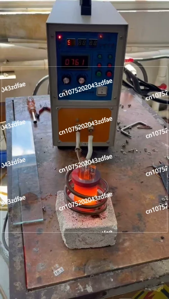 

Печь для закалования, сварочный аппарат для железа, высокочастотная печь для ковки термообработки, высокочастотная индукция 15 кВт