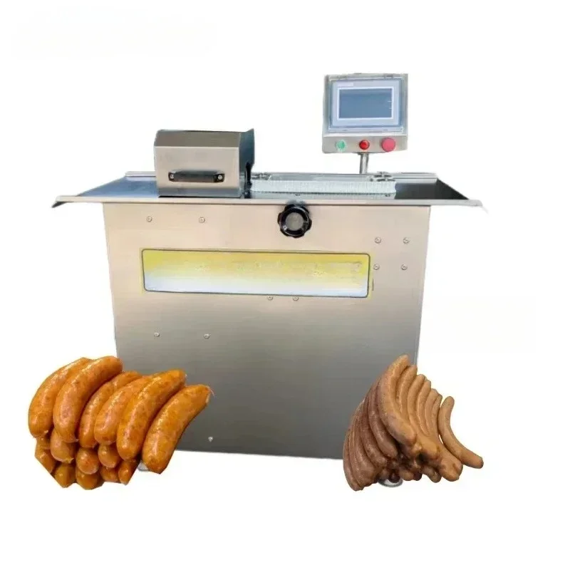 CE Certified High-Speed Industrial Sausage Tying & Binding hine Automatic Ham & Hotdog Wire Twisting for Restaurants