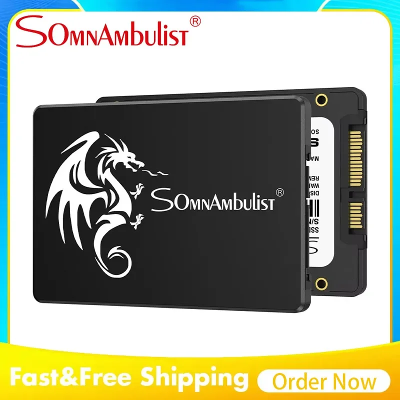 SomnAmbulist 2.5" SATA3 SSD 120GB 128GB 240GB 256GB 480GB 512GB 960GB 1TB 2TB Internal Drive for PC & Laptop
