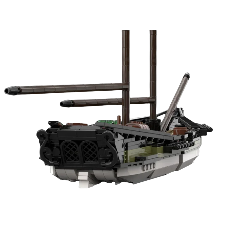 Bloques de construcción MOC personalizados, modelos de veleros de juguete, 888 piezas, regalos creativos de Navidad para todos los entusiastas de la arquitectura