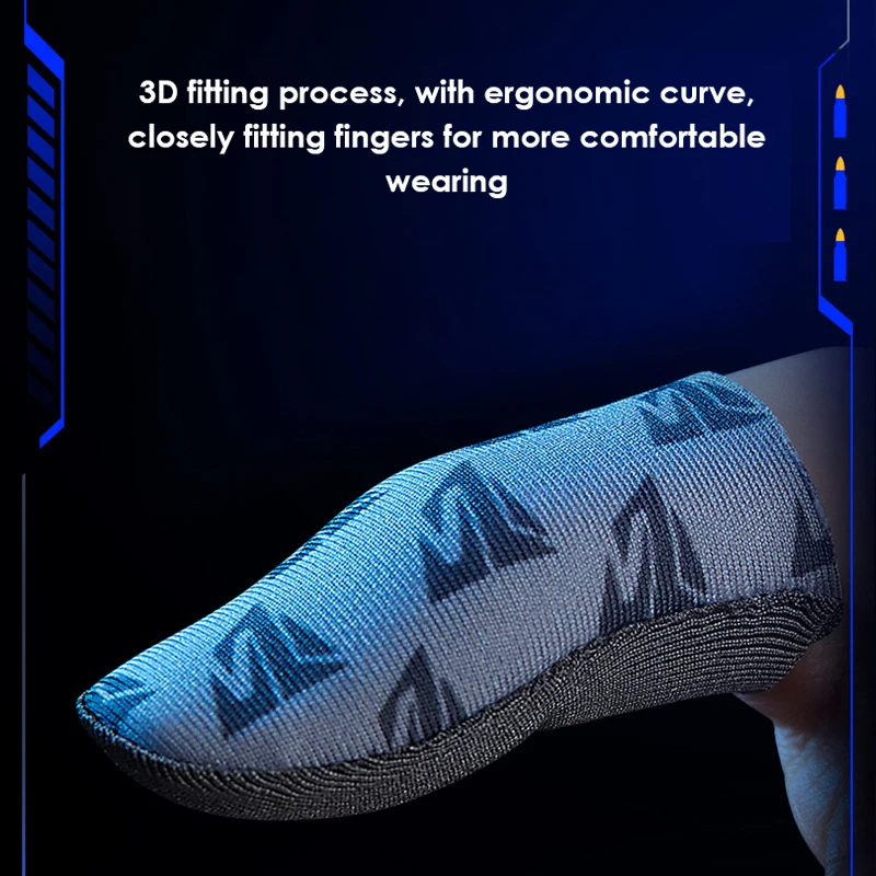 Upgraded Gaming Finger Gloves With Box Breathable Fingertips For PUBG Mobile Games Ultra-thin Finger Sleeve Games Accessories