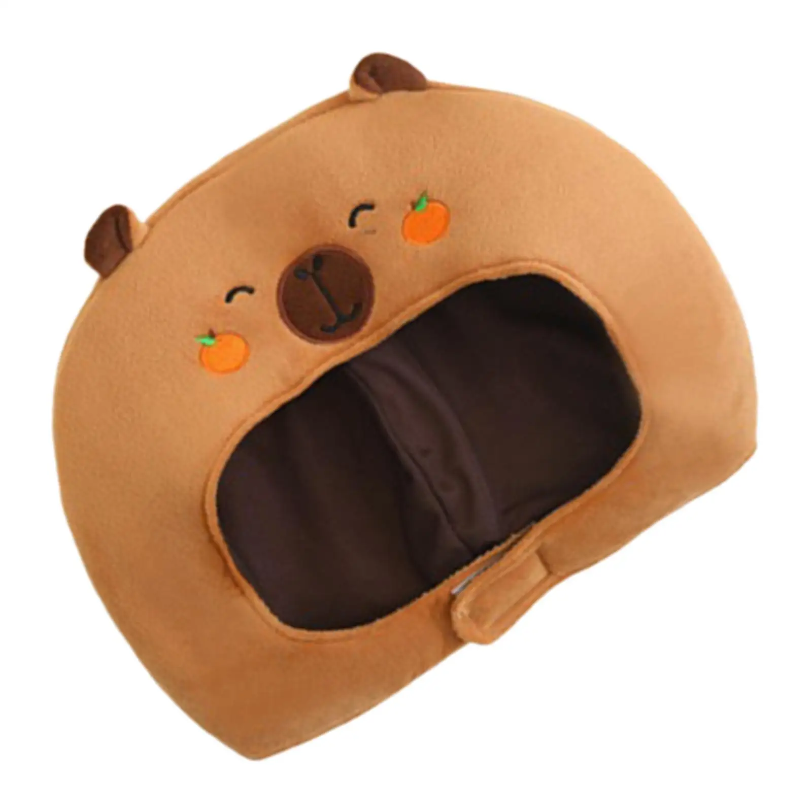 Plüsch Kopfbedeckung Hut Dekoration Kostüm Zubehör Fotos Requisiten Capybara Cap für