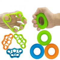 Hand Gripper Silicone Finger Expander Exercise Hand Grip Wrist Strength Trainer Finger Exerciser Resistance Bands Fitness