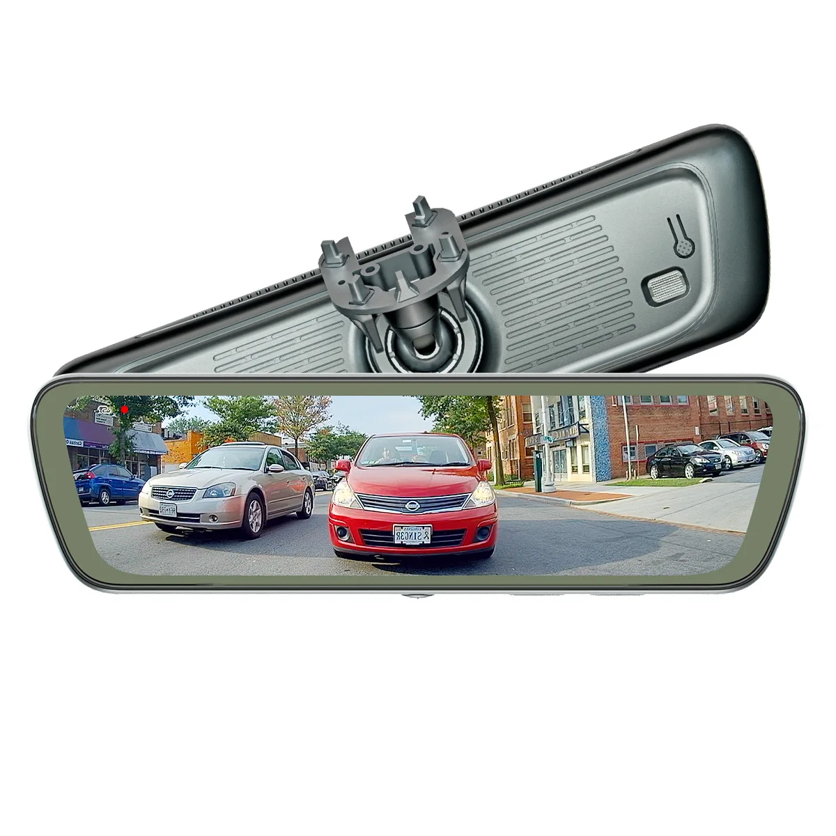 Sinjet wifi separated-type Rearview Dash Cam Wide 1080P Auto Car Camera 9.35 Inch H6 Mirror Dashboard Camera  Universal