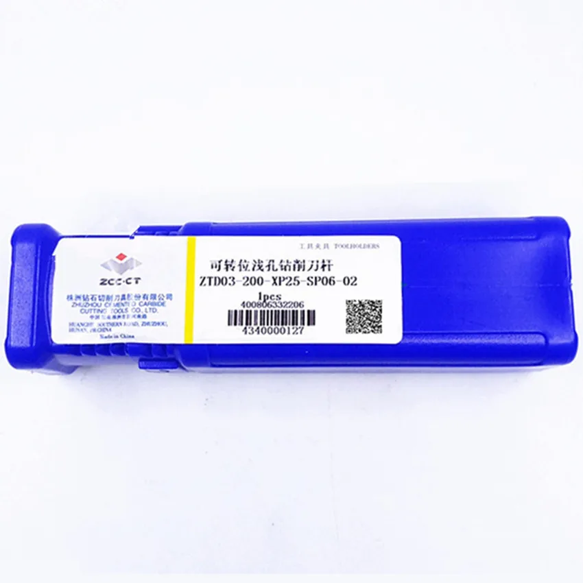 Imagem -04 - Ztd03190-xp25-sp0602 Ztd03200-xp25-sp06-02 Ztd03-210-xp25-sp06-02 Zcc.ct Broca com Inserções Indexáveis 3d U-drill Caixa do pc