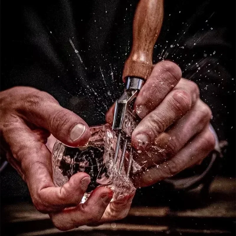 Three-Prong Skull Ice Pick Zinc alloy Ice Chisel Crushed Ice Barware Bartender Tools Bar Accessories
