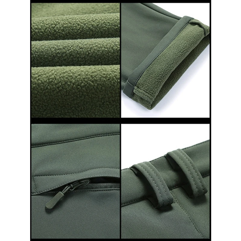 Winter Slanke Heren Outdoor Campingbroek Wandelbroek Dames Reizen Verdikking Warmtebehoud Trekking Rit Sportkleding