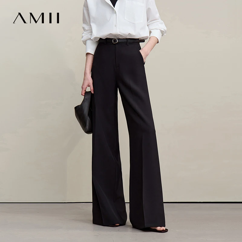 

Amii Women's Wide Leg Pants 2026 Summer New UV Protection Loose Trousers Versatile Casual Office Long Pants for Women 12621076