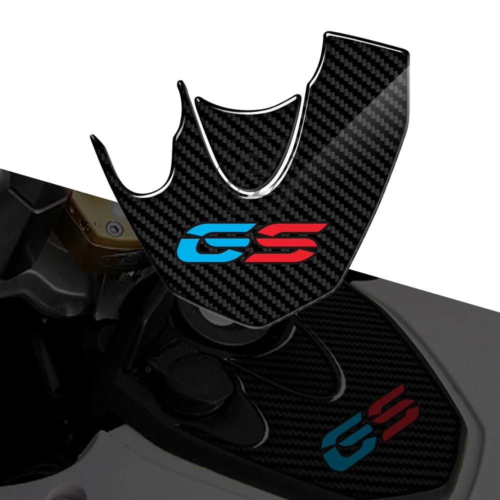 Per BMW F800GS 2008-2015 3D Carbon-Look Protezione chiave moto Yoke Defender Custodia Accessorio durevole Design elegante