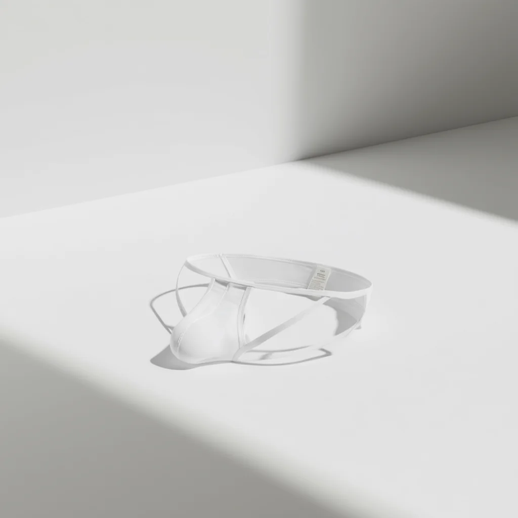 

1 шт., мужские прозрачные сетчатые сексуальные открытые трусы, нижнее белье, выпуклая сумка, стринги с открытой спиной, мужские экзотические трусики