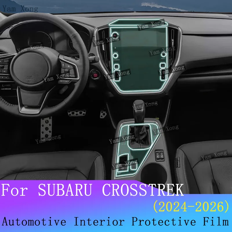 

For SUBARU CROSSTREK 2024 25 2026Car Full set interior Film LED screen Dashboard Protective Sticker Navigation Anti-Scratch Film