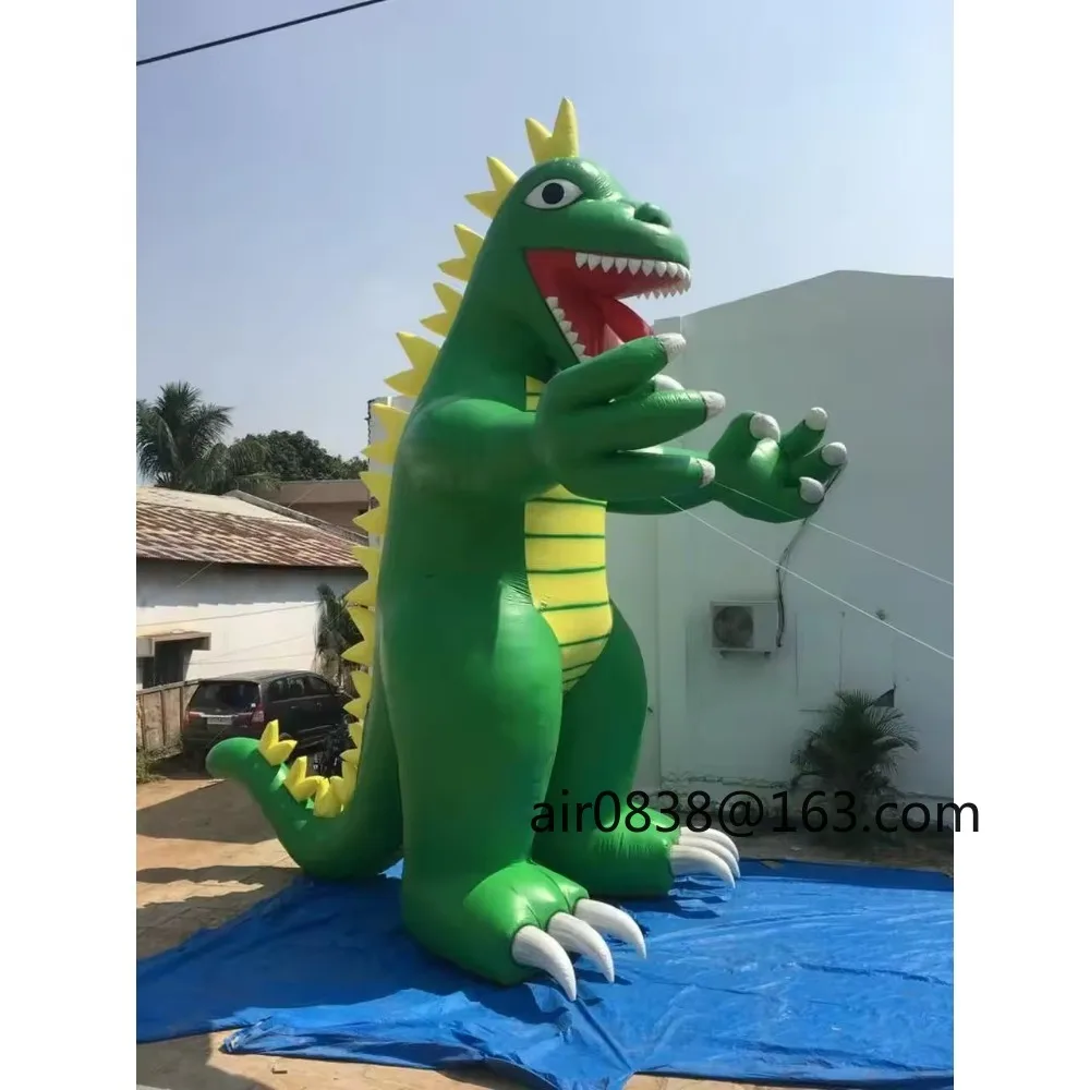 Modèle gonflable géant personnalisé Godzilla Monster Oxford gonflable Godzilla, affichage de vacances, publicité