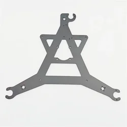 Funssor 1pcs aluminum CNC E3NG Bed carriage for Z build 5MM thickness support carriage plate for Ender3 NG 1.2 upgrade parts