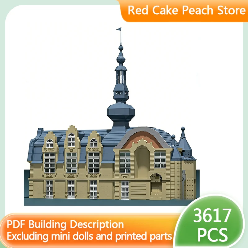 

Street View Model MOC Building Bricks Northern Renaissance Mansion Modular Technology Children Holiday Gifts Assemble Toys Suit